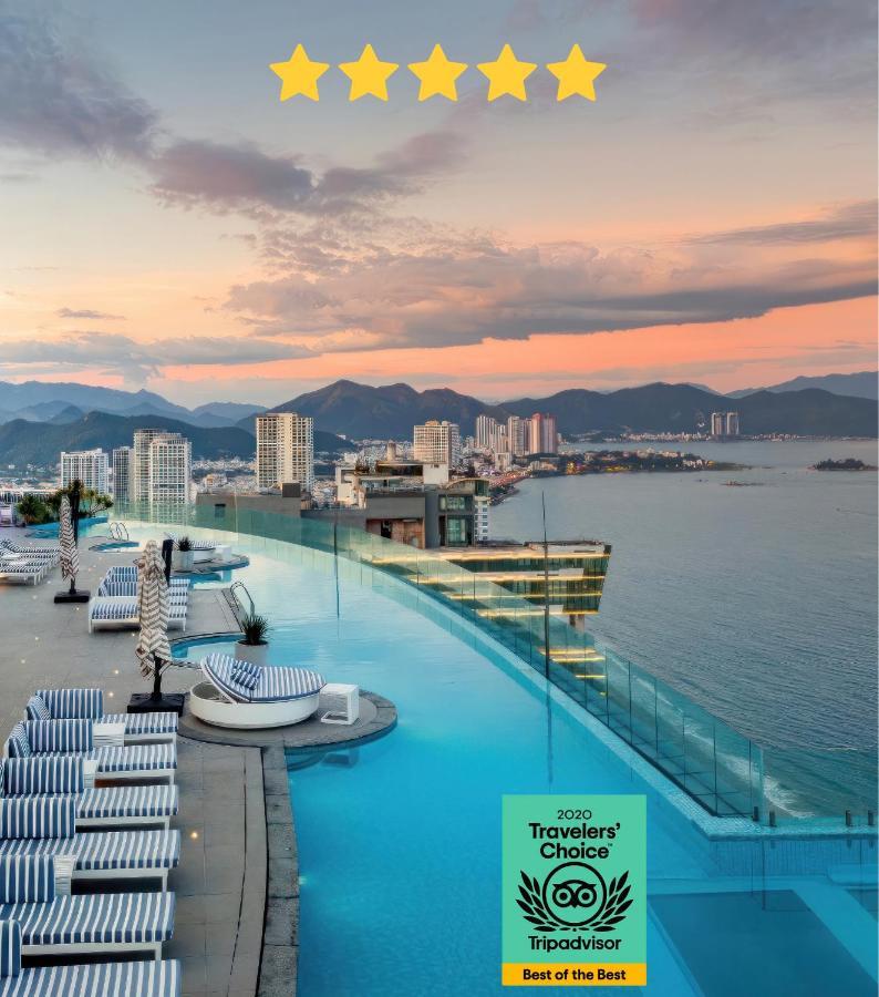 Az Five Stars Ocean View Apartment На Транг Екстериор снимка